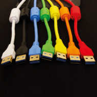 Cable UDG USB 3.0 C-A Orange Droit 1,5m