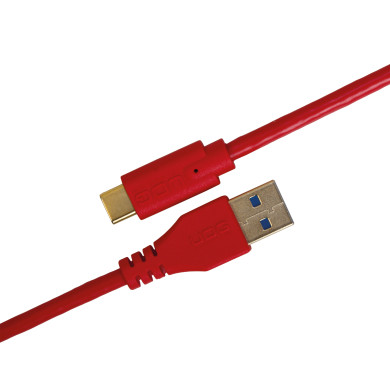 Cable UDG USB 3.0 C-A Rouge Droit 1,5m
