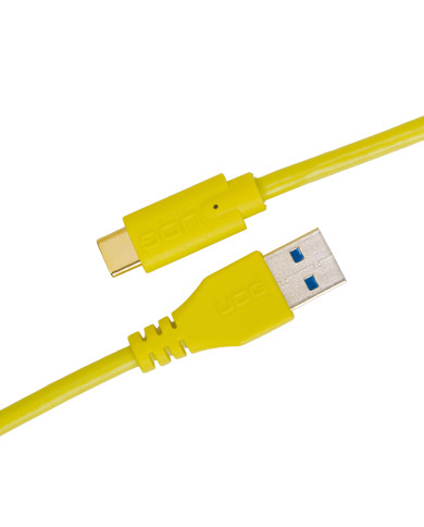 Cable UDG USB 3.0 C-A Jaune Droit 1,5m