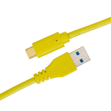 Cable UDG USB 3.0 C-A Jaune Droit 1,5m
