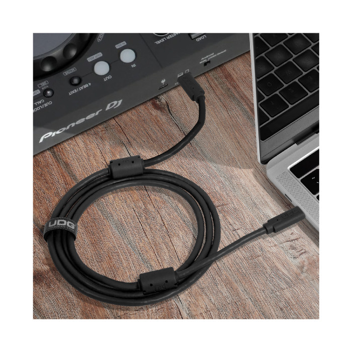 Cable UDG USB 3.2 C-C Noir Droit 1,5m