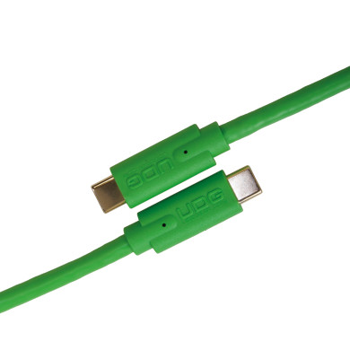 Cable UDG USB 3.2 C-C Vert Droit 1,5m