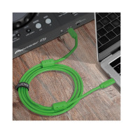 Cable UDG USB 3.2 C-C Vert Droit 1,5m