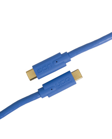 Cable UDG USB 3.2 C-C Bleu Droit 1,5m