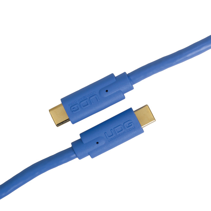 Cable UDG USB 3.2 C-C Bleu Droit 1,5m