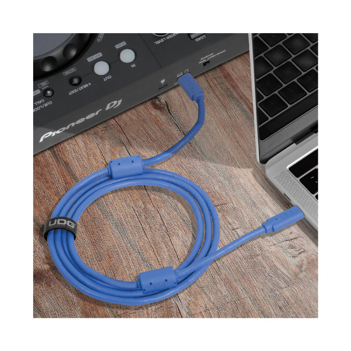 Cable UDG USB 3.2 C-C Bleu Droit 1,5m
