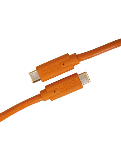 Cable UDG USB 3.2 C-C Orange Droit 1,5m