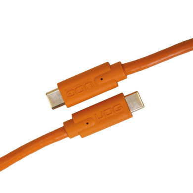 Cable UDG USB 3.2 C-C Orange Droit 1,5m
