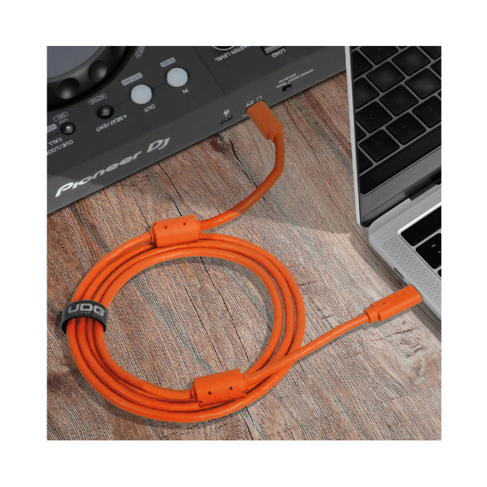 Cable UDG USB 3.2 C-C Orange Droit 1,5m