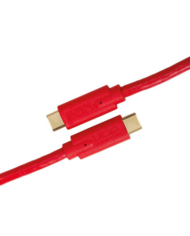 Cable UDG USB 3.2 C-C Rouge Droit 1,5m