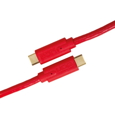Cable UDG USB 3.2 C-C Rouge Droit 1,5m