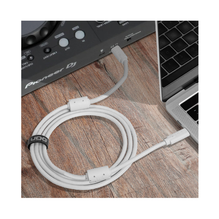 Cable UDG USB 3.2 C-C Blanc Droit 1,5m