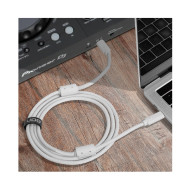 Cable UDG USB 3.2 C-C Blanc Droit 1,5m