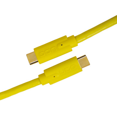 Cable UDG USB 3.2 C-C Jaune Droit 1,5m