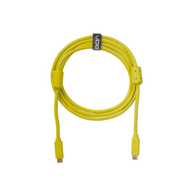 Cable UDG USB 3.2 C-C Jaune Droit 1,5m
