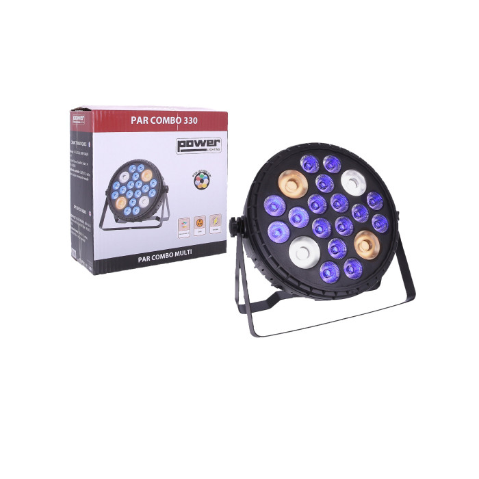 Par Led 4x50W CWWW + 16x8W RGBUV 4-en-1