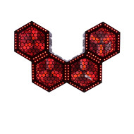 Pack 2 Projecteurs Retro Led 3x50W COB + 36 Led RGB