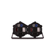 Pack 2 Projecteurs Retro Led 3x50W COB + 36 Led RGB