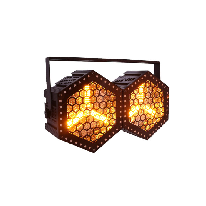 Pack 2 Projecteurs Retro Led 3x50W COB + 36 Led RGB