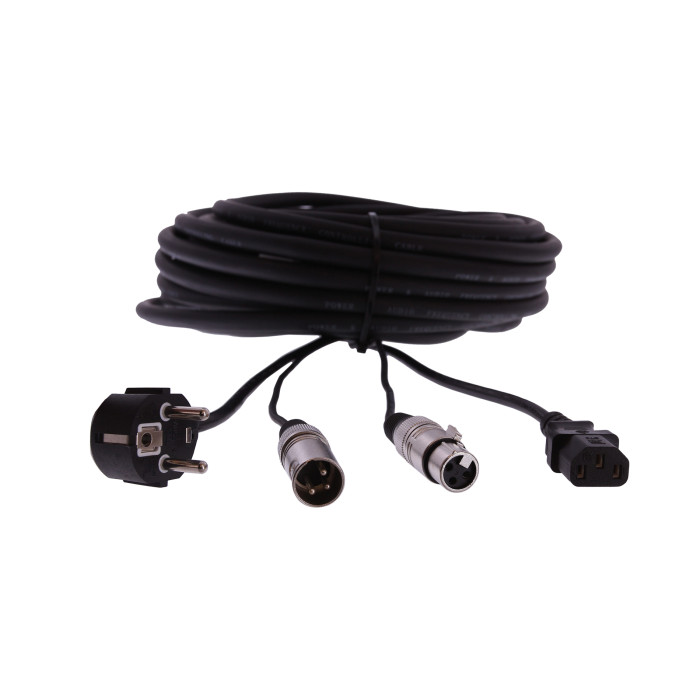Câble d'Alimentation 20m - XLR - Shucko femelle