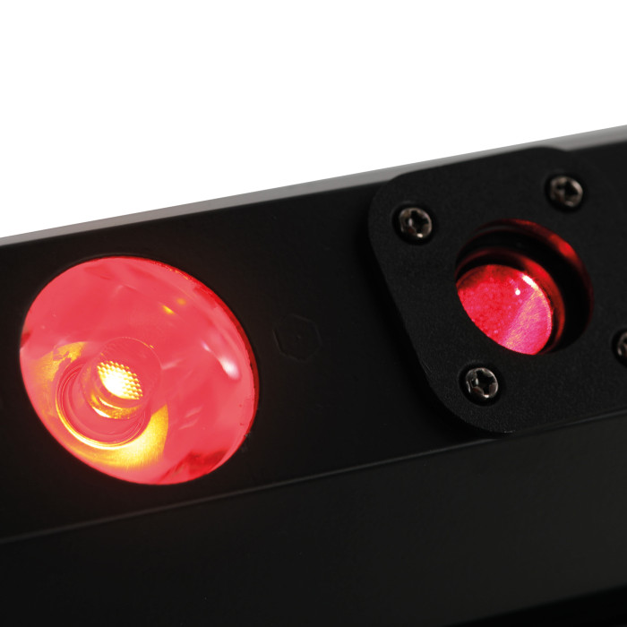 Barre 8 Lasers Rouge + 8 Leds