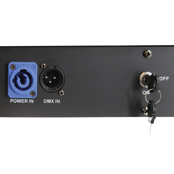 Barre 8 Lasers Rouge + 8 Leds