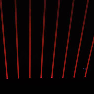 Barre 8 Lasers Rouge + 8 Leds