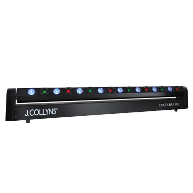 Barre 8 Lasers Rouge Vert + 8 Leds