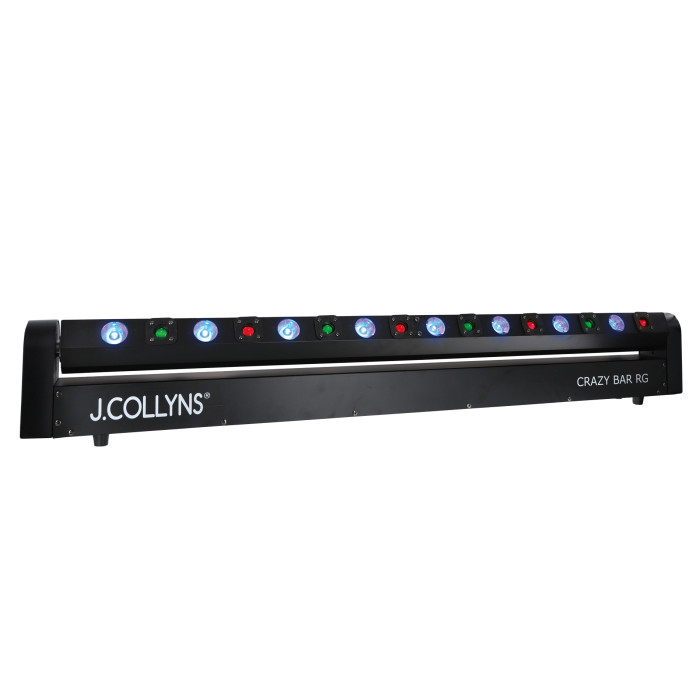Barre 8 Lasers Rouge Vert + 8 Leds