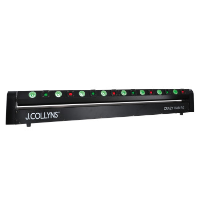 Barre 8 Lasers Rouge Vert + 8 Leds