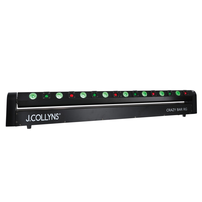 Barre 8 Lasers Rouge Vert + 8 Leds