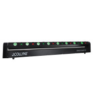 Barre 8 Lasers Rouge Vert + 8 Leds