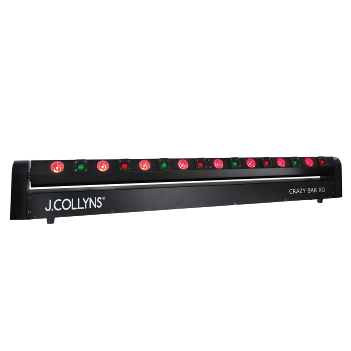 Barre 8 Lasers Rouge Vert + 8 Leds
