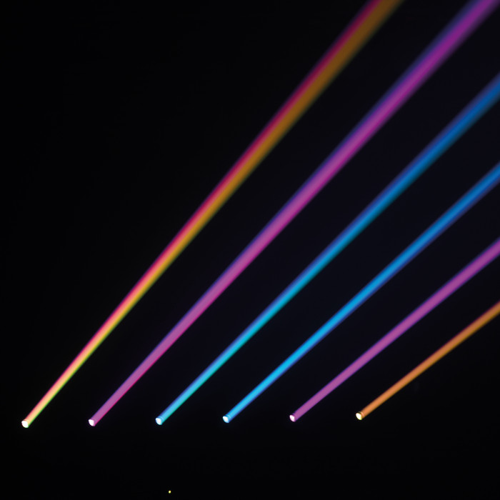 Barre 6 Lasers RGB