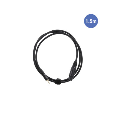 Câble 1,5m - XLR 3 PIN Femelle - MINI JACK STEREO