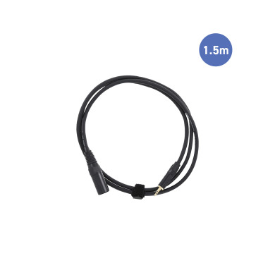 Câble 1,5m - XLR 3 PIN Mâle - MINI JACK STEREO