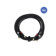 Câble 5m - 2 RCA Mâle et 2 RCA Mâle