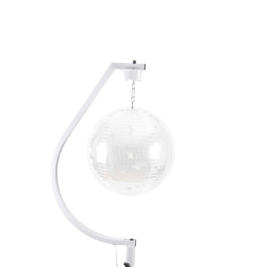 Support Blanc pour Boule à Facettes