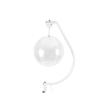 Support Blanc pour Boule à Facettes