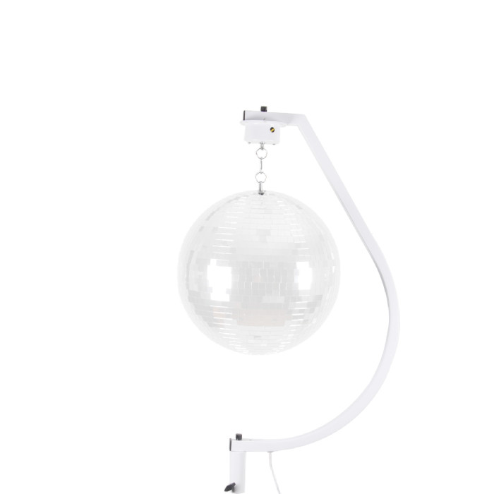 Support Blanc pour Boule à Facettes