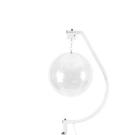 Support Blanc pour Boule à Facettes