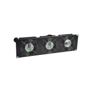 Plaque Métal 3U Avec Ventilateurs