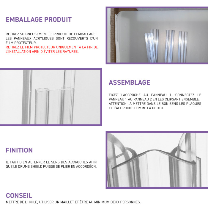 Pack Plexi Pour Batterie