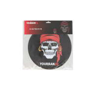 Paire Feutrine Noir/Pirate