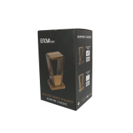 Support Casque Marron Huilé