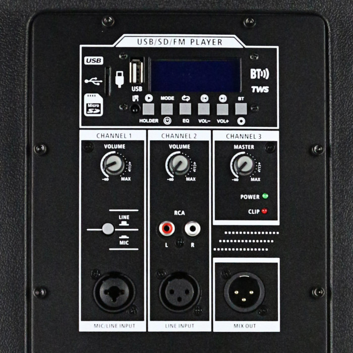 Enceintes, baffle et amplis DJ Skytec Max212 - Ensemble D'enceintes