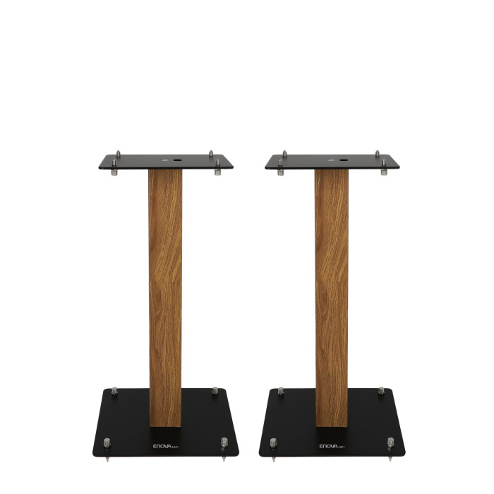 Pieds d'Enceintes Par Paire - Finition Bois