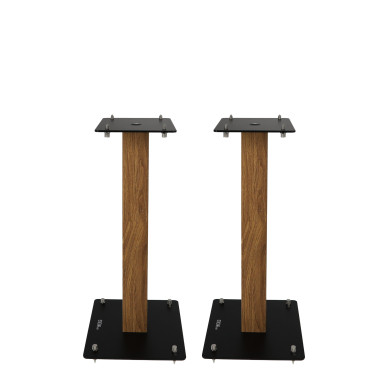 Pieds d'Enceintes Par Paire - Finition Bois