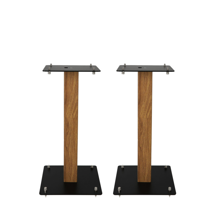 Pieds d'Enceintes Par Paire - Finition Bois