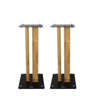 Pieds d'Enceintes Par Paire - Finition Bois